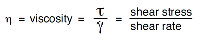 Equation Viscosity